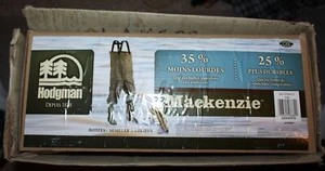 Hodgman Chest Waders Mackenzie Brown Nylon PVC Boots Mens Size 13 - Picture 1 of 5