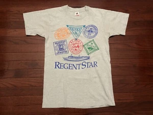 CAMISETA DE COLECCIÓN AÑOS 90 REGENT STAR CRUISE SHIP PARA HOMBRE GRIS MEDIO ALASKA VANCOUVER e - Imagen 1 de 5