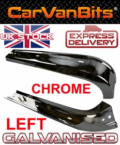 FOR BMW 3 E30 2/4 DOOR 82-88 REAR BUMPER CORNER SILL REPAIR CHROME MOLDING PANEL - Picture 1 of 6