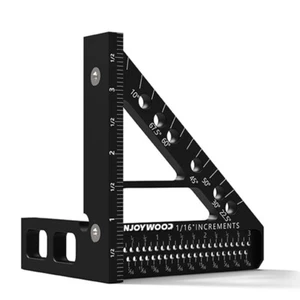 3D Multi-Angle Measuring Ruler Carpenter Square Protractor 22.5-90 Degree - Picture 1 of 11