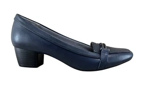 Lifestride Buckle Leather Upper Heels For Woman Sz 9.5M - Picture 1 of 7