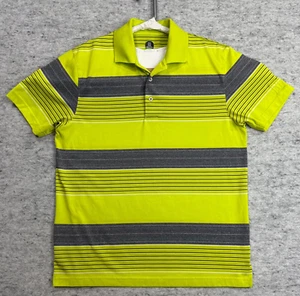 Polo golf a righe manica corta atletica PGA Tour Pro Series taglia L NOTE! - Foto 1 di 8