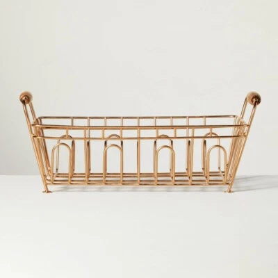 HEARTH & HAND WITH MAGNOLIA Metal Drying Rack Copper Finish -Hearth & Hand™ with Magnolia: Freestanding Iron