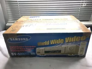 SAMSUNG SV-5000W Multi World Wide Videorecorder PAL Secam Mesecam NTSC - Händler - Picture 1 of 10