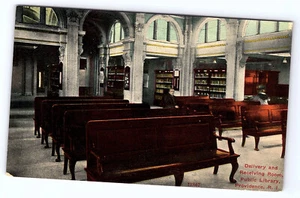 Delivery Receiving Room Providence Public Library Rhode Island Postcard A307 - Picture 1 of 2