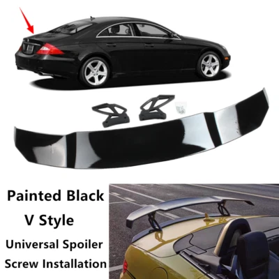 Universal Fit For Benz CLS 2006-2011 Racing Style Trunk Lid Spoiler Wing Black Foto 1 de 4