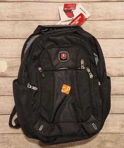 NWT Swiss Gear By Wenger Synergy 16” Laptop Computer Backpack Black & Black NEW - Picture 1 of 6