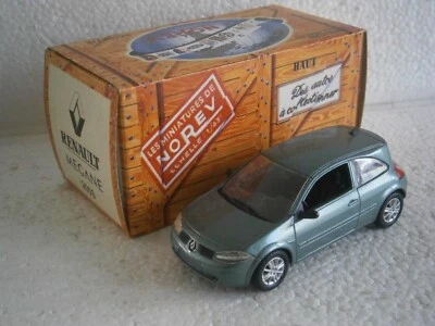 VOITURE MINIATURE RENAULT MEGANE (2003) 1/43 NOREV EN BOITE CARTON - Photo 1/4