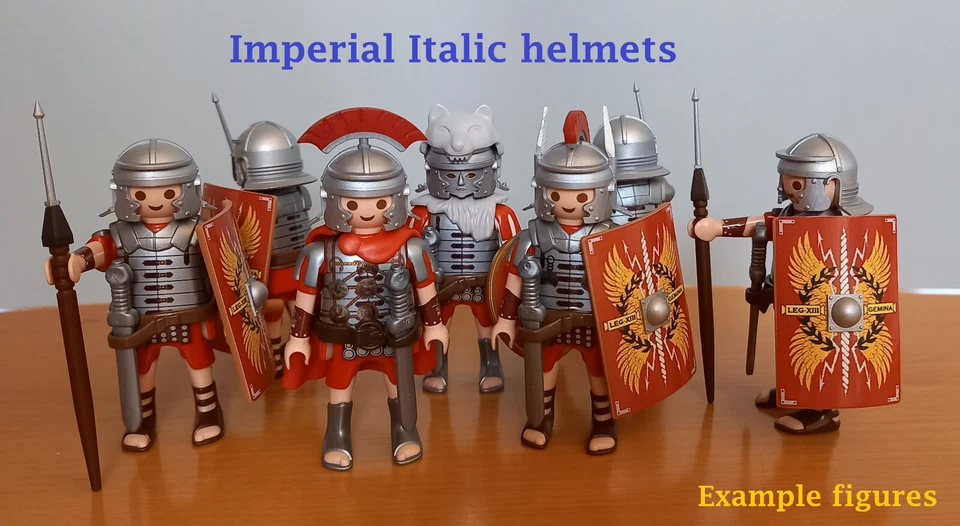 Imperial Italic helmet Roman Römer casco Romain helme PLAYMOBIL compatible