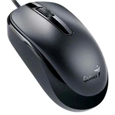 Genius Classic Wired Optical Mouse, Black - Image 1 of 4