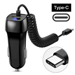 Fast Car Charger Adapter For iPhone 16 Pro Max/16 Plus/16 Pro/Samsung Type USB-C - Picture 1 of 4