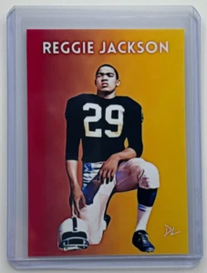 Reggie Jackson Limited Artist Signed Arizona State Sun Devils Football Card 3/10 - Picture 1 of 2