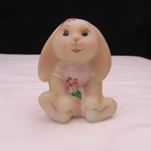 Fenton Opal Satin GSE Flopsy Bunny Hand Painted Lop Ear Bunny LE 2016 W260 - Picture 1 of 5