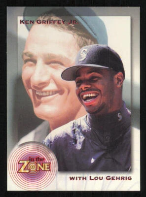 1995 Conlon TSN Griffey Jr. #2 Ken Griffey Jr./Lou Gehrig - Image 1 of 2