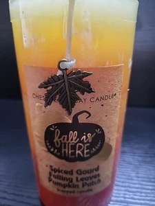 CHESAPEAKE BAY CANDLE - FALL IS HERE - 3 SCENTS - SPICED GOURD, FALLINS LEAVES, - Picture 1 of 7