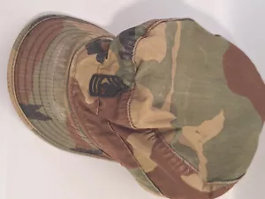 Mütze US Army Militär mit Rangabzeichen Camouflagge Pattern Woodland Cap - Bild 1 von 4