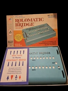 Vintage 1969 Rolomatic Bridge Machine Game Set I Beginners COMPLETE Made In USA - Picture 1 of 3