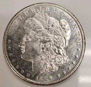 1889-P Morgan Silver Dollar in Choice BU Condition - Proof Like PL - Picture 1 of 2