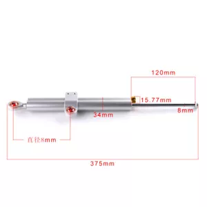 Steering Damper Universal For Motorcycle Steering Stabilizer Lengthen CNC - Picture 1 of 8