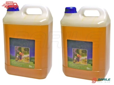 BARILE AGRIBIKE Olio Catena Motosega Lubrificante / Protettivo Professionale N°2 Taniche 5 Litri