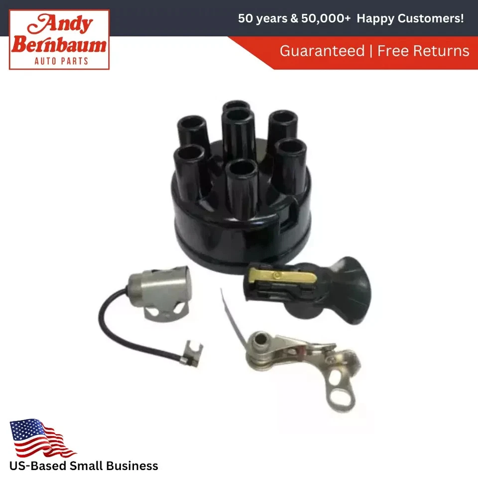 1939-1948 DeSoto Chrysler Dodge Plymouth 6 cilindros distribuidor tampa kit de ajuste. - Imagem 1 de 4