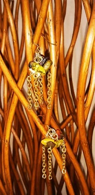 orecchini artigianali con pietre dure - Immagine 1 di 4