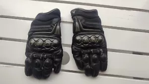 GUANTI DAINESE CARBON D1 GLOVES SHORT NERO BLACK IN VERA PELLE TAGLIA 9.5 XL - Foto 1 di 10