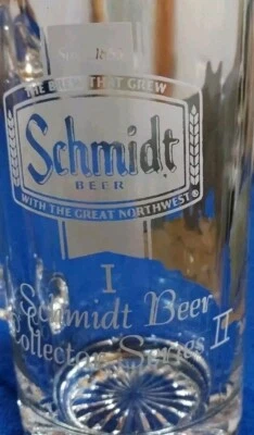Taza vintage Schmidt's Beer Collector serie II Wolves taza en perfecto estado #1 Foto 1 de 4