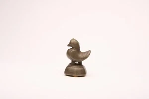Antique Burmese Cast Bronze Duck Opium Weight 11oz - Picture 1 of 4