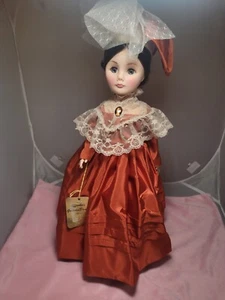 Effanbee Grandes Dames 18" Topaz Orange Dress Brown Hair - Picture 1 of 12