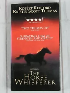 The Horse Whisperer (VHS, 1998) Robert Redford, Kristen Scott Thomas - Imagen 1 de 3