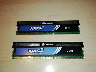 Corsair Memory RAM 4GB(2x2GB) PC3-12800 DDR3-1600MHz - CMX4GX3M2A1600C9 - Image 1 of 2
