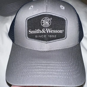 2025 Shot Show Las Vegas, NV Gray/Blue Smith & Wesson Hat Cap - Picture 1 of 2