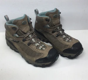 Oboz BDry hiking boots Womens Size 8.5 brown mid top waterproof shoes - Picture 1 of 8
