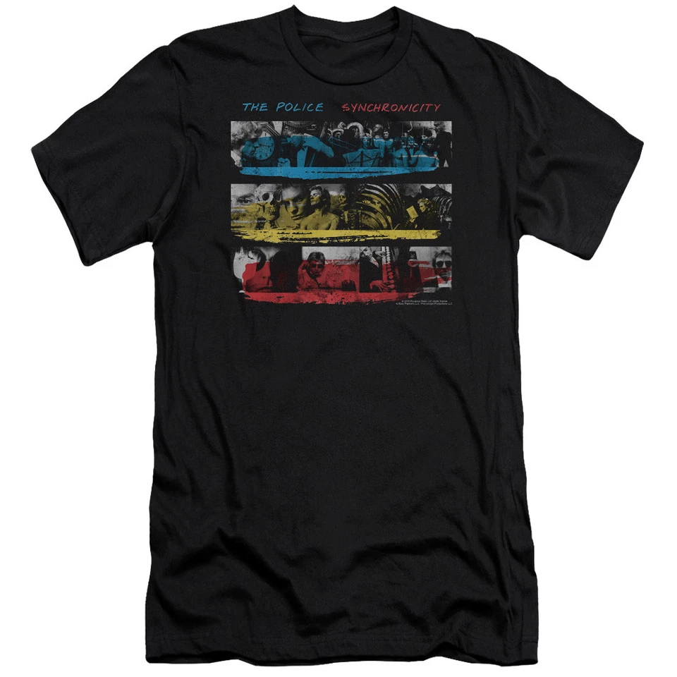 THE POLICE SYNCRONICITY Licensed Adult Men's Graphic Band Tee Shirt SM-6XL - Image 1 of 1