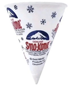 Gold Medal Sno-Kone 200 Count Snow Cone Cups 6 oz - NEW IN BOX  - Bild 1 von 11