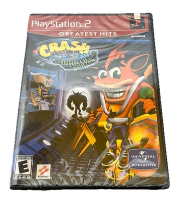 Crash Bandicoot The Wrath of Cortex Greatest Hit Sony PlayStation 2 New Sealed - Image 1 of 4