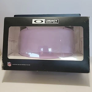 Oakley Legacy PRIZM Clear Football Eyeshield Pink Tint Missing Hardware And Bag - Picture 1 of 6