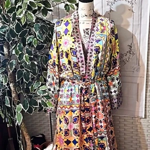 Copricostume/abito/accappatoio kimono stampato Zara grande - Foto 1 di 10