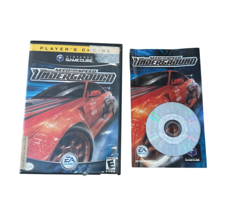 E110 Need for Speed: Underground (Nintendo GameCube 2003) Players Choice Manual - Image 1 of 1