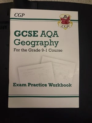GCSE AQA Geography CGP Exam Practice Workbook - Image 1 of 2