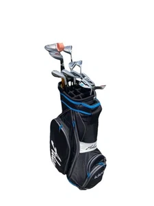 ADAMS IDEA VELOCITY SLOT TECH RH graphite A flex Full Golf Set And Bag Excellent - Picture 1 of 11