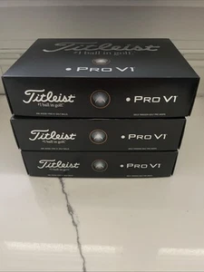 *Tour Issued* THREE Dozen Titleist Pro V1 Left Dot ⬅️ ⚫️PRO V1 ➡️ - Picture 1 of 13