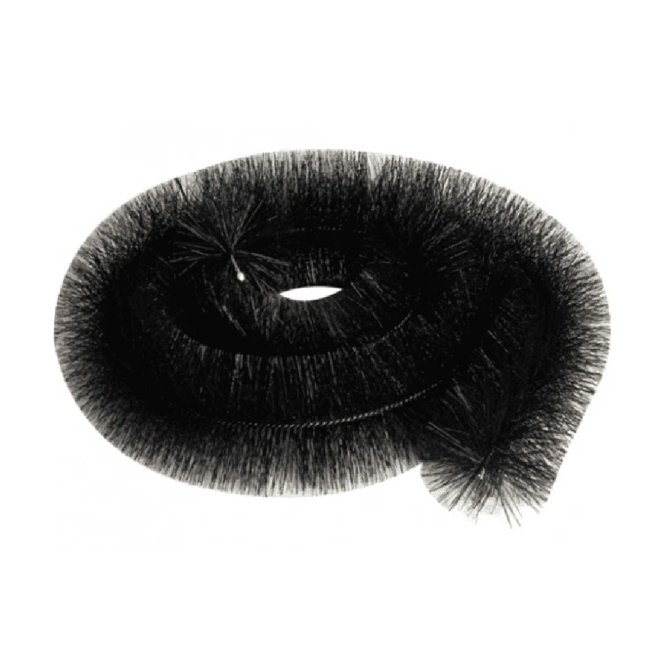 FloPlast Gutter Brush Leaf Guard 100mm x 4m Debris Eliminator Black Filter GB4