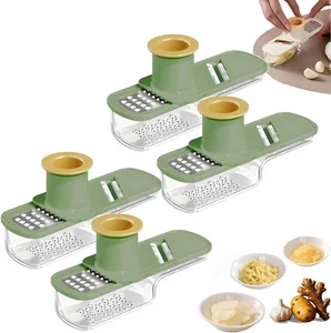 Multifunktionale Knoblauchmühle, Knoblauchschneider Multifunktionaler Mandolinenschneider - Bild 1 von 70