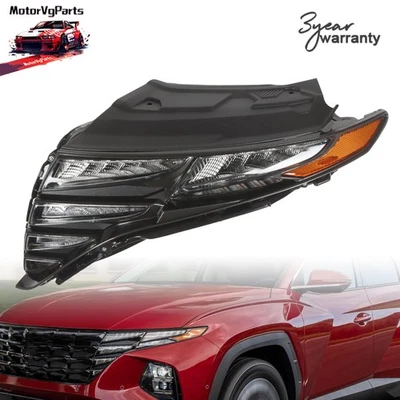 W/LED DRL Right Passenger Side Headlight 92207CW010 For 2022-2024 Hyundai Tucson - Изображение 1 из 4