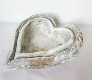 Grabschmuck Herz bepflanzbar Herz Beton - Pflanzschale, Pflanzgefäße - Bild 1 von 1