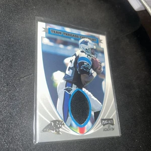 1999 Playoff Momentum SSD Team Threads Checklist Jersey #31 Rae Carruth PANTHERS - Picture 1 of 2