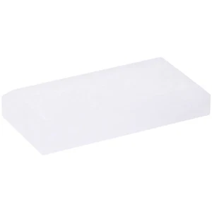 Plymor Frosted Acrylic Rectangular Beveled Display Base, 4" W x 2" D x 0.75" H - Picture 1 of 1