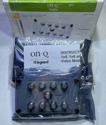 Módulo de video de 8 vías divisor/combinador de video mejorado On Q Legrand 1x8 VM1002 Foto 1 de 4